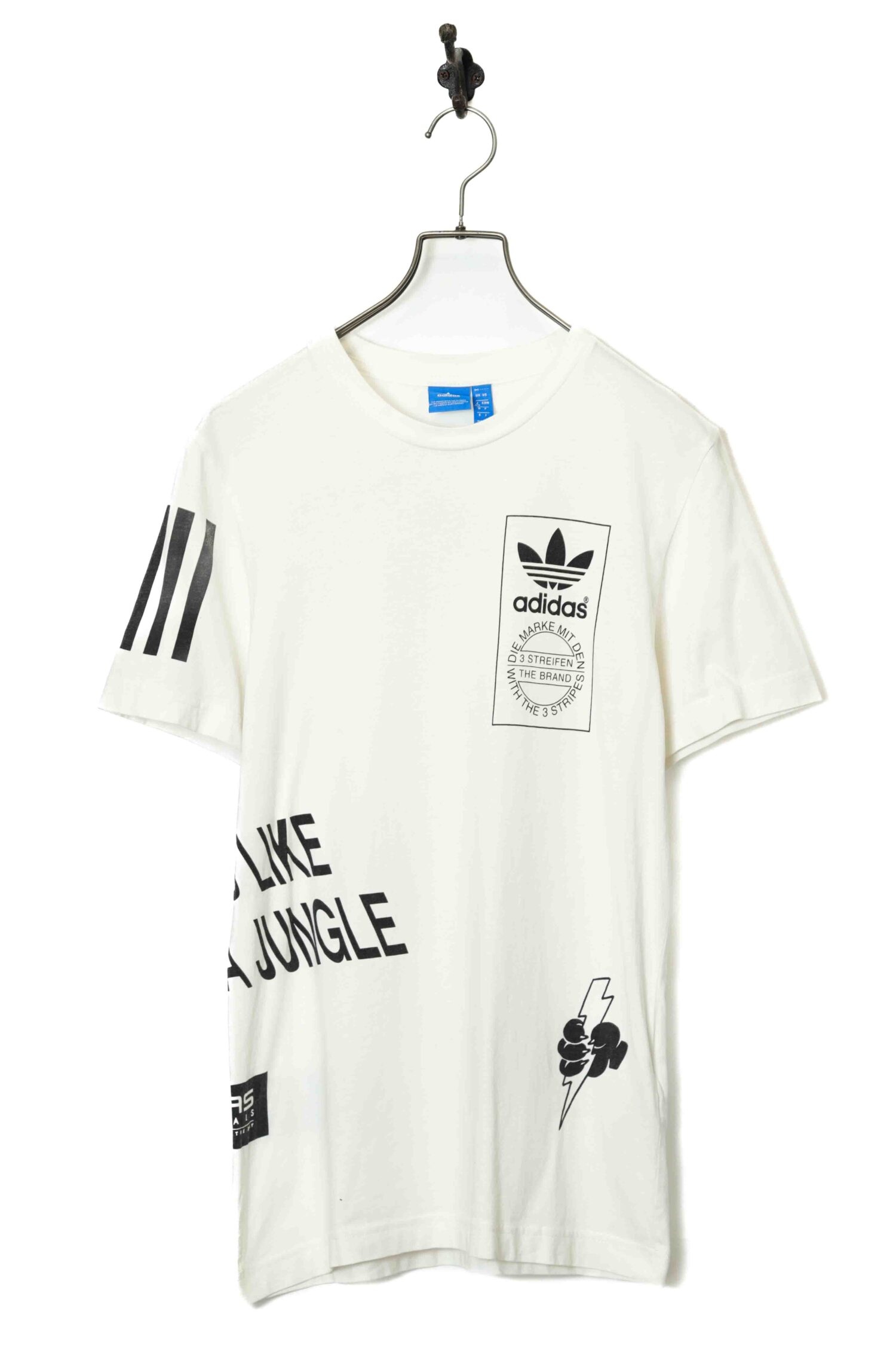 USED ADIDAS PRINTED T-SHIRT/S