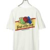 USED PRINTED T-SHIRT/FROUT OF THE LOOM/XL