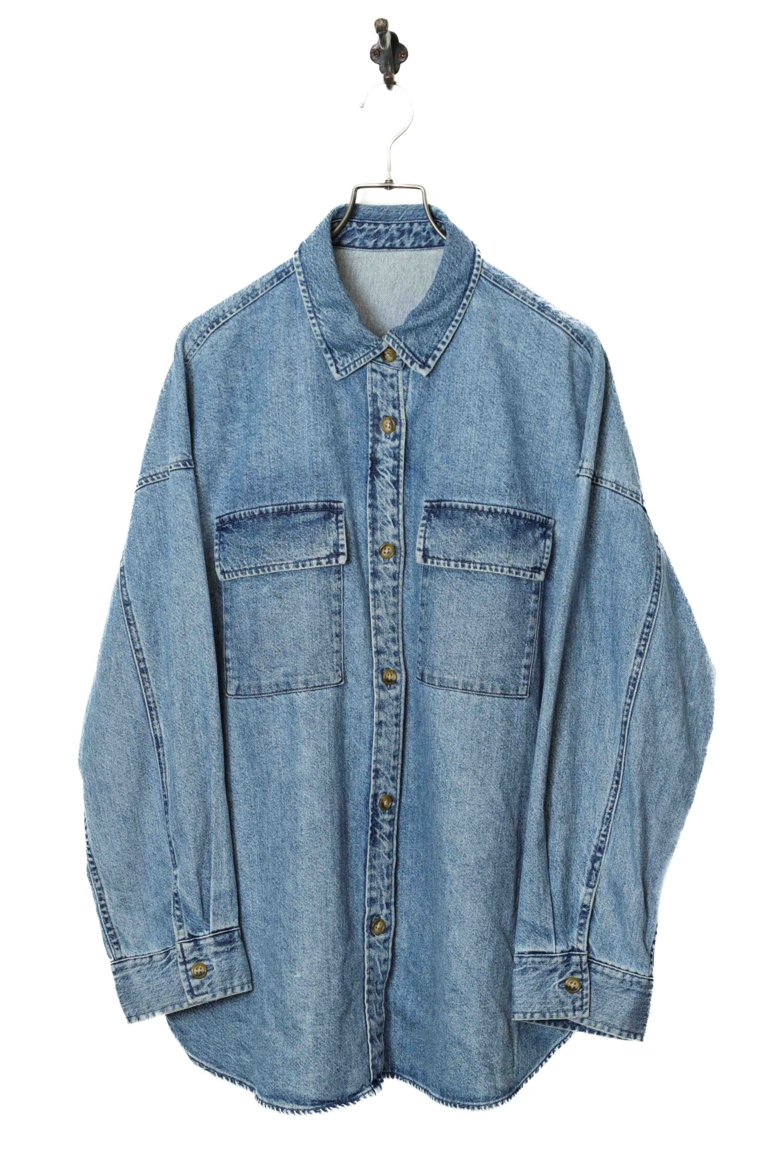 RRL XL デニムシャツ　ヴィンテージ　古着 VINTAGE DENIM SHIRT/XL | 古着屋FERANTRACING【公式】|東京 高円寺