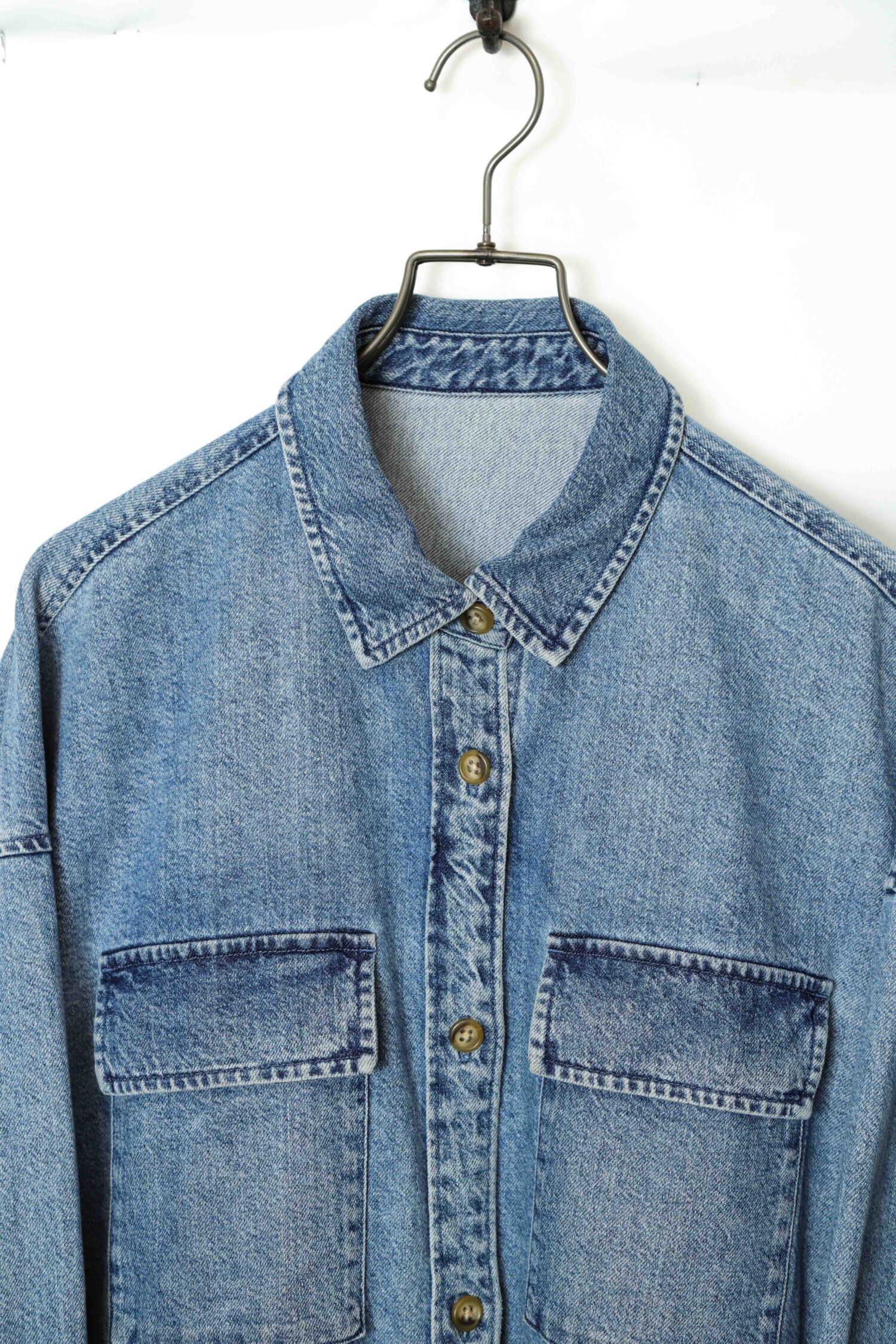 RRL XL デニムシャツ　ヴィンテージ　古着 VINTAGE DENIM SHIRT/XL | 古着屋FERANTRACING【公式】|東京 高円寺