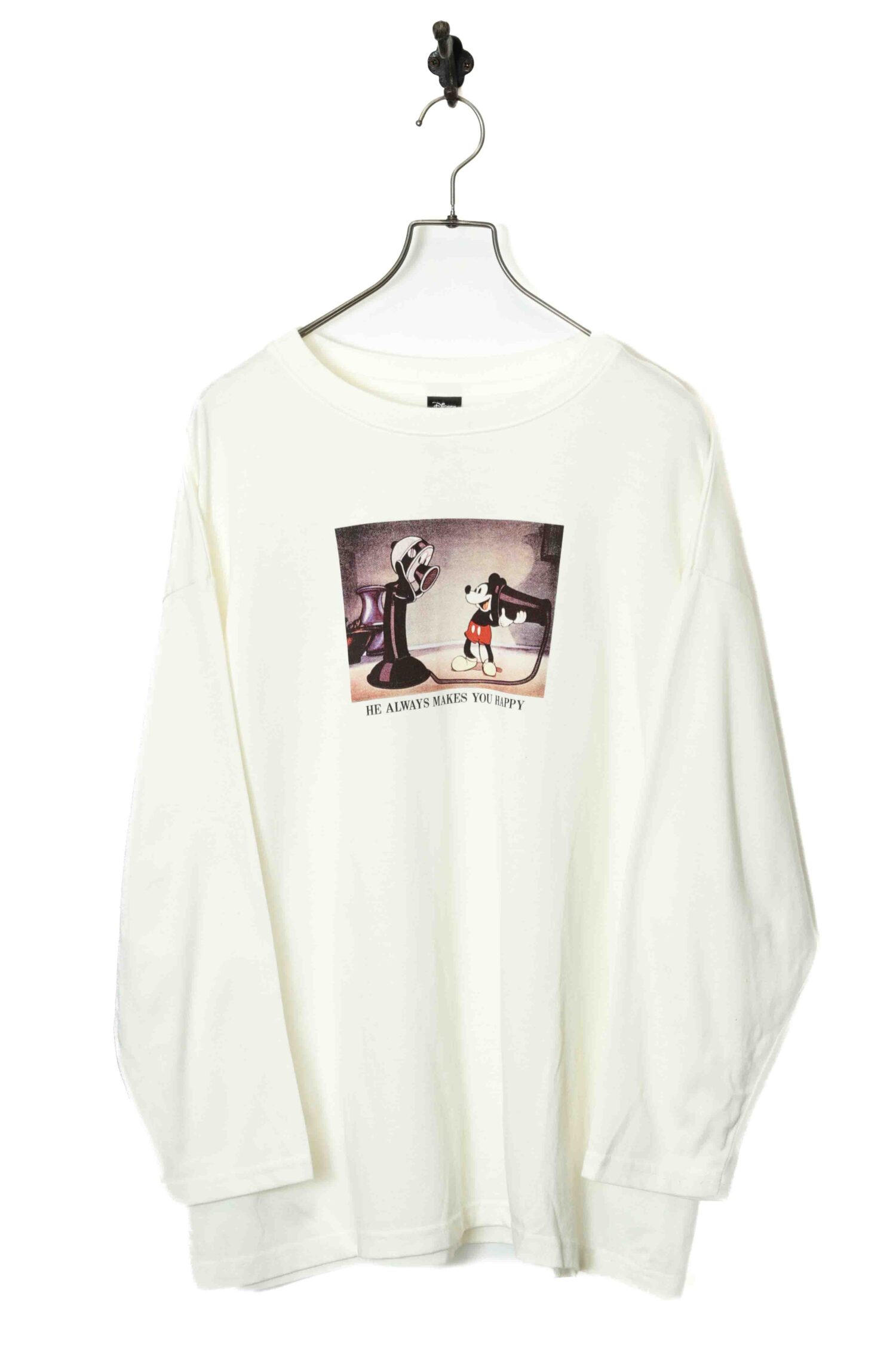 USED DISNEY PRINTED LONG SLEEVE T-SHIRT/XL