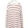 USED BORDER LONG SLEEVE T-SHIRT/L