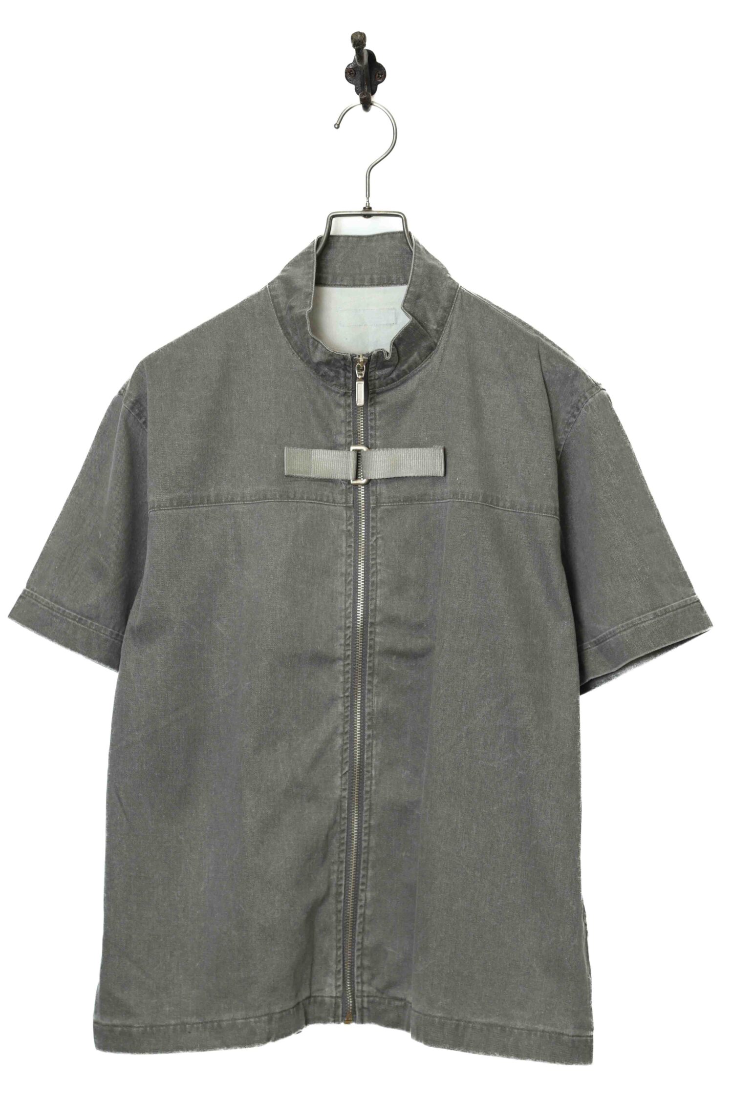 VINTAGE ZIP UP SHIRT/M