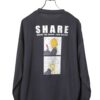 USED PRINTED LONG SLEEVE T-SHIRT/XL