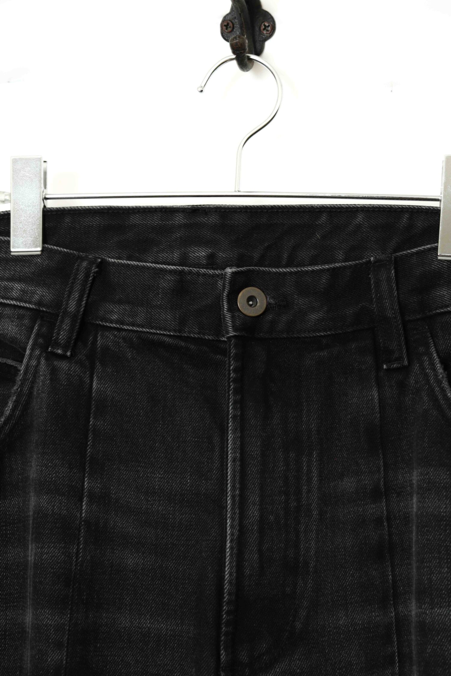 Alternative view of VINTAGE BLACK WIDE PANTS/W96