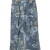 VINTAGE PRINTED FLARE PANTS/W82
