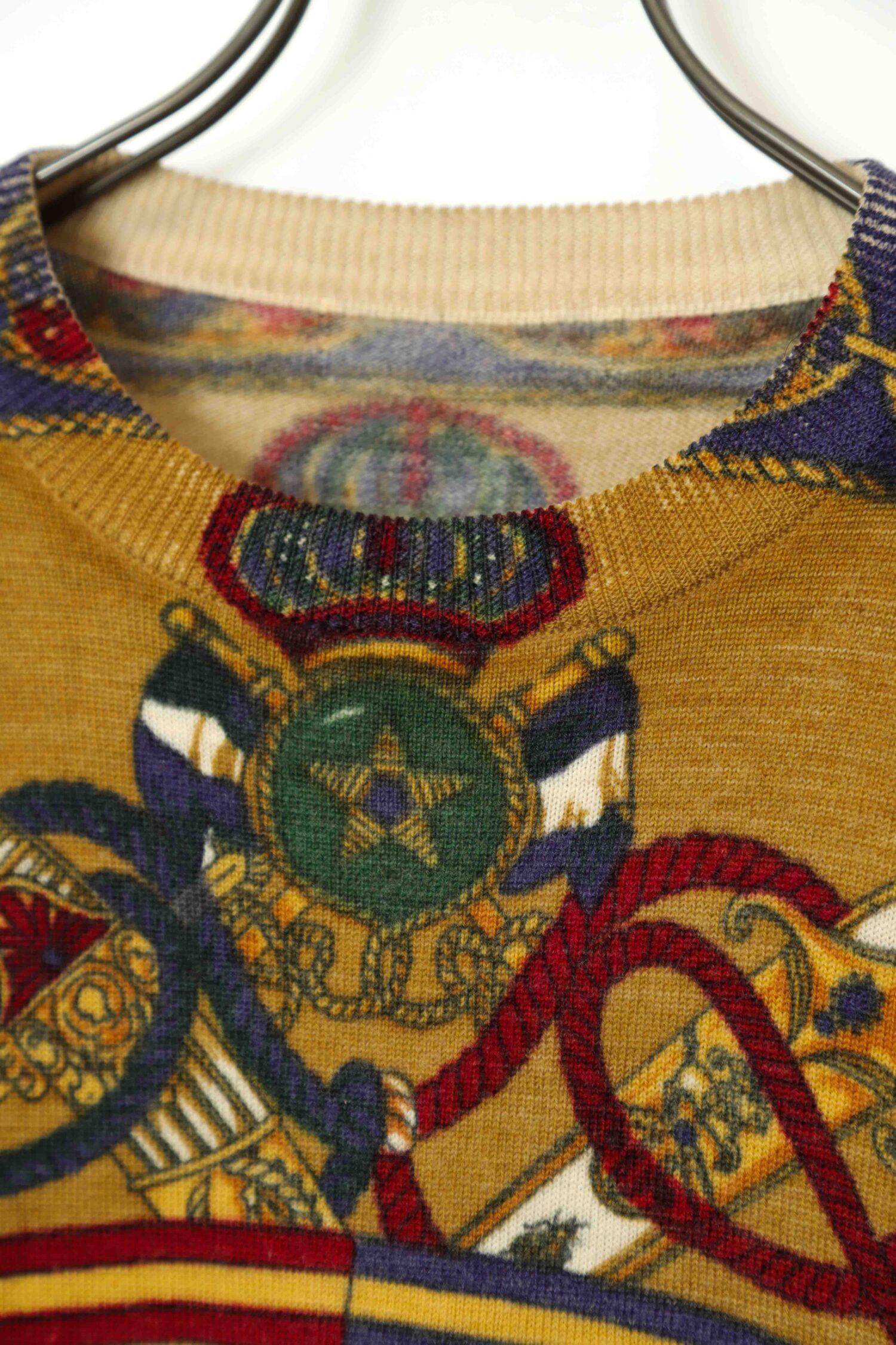 Alternative view of VINTAGE PRINTED KNITED SWEATR/M
