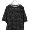 USED JACQUARD KNITTED T-SHIRT/HARDY AMIES/L