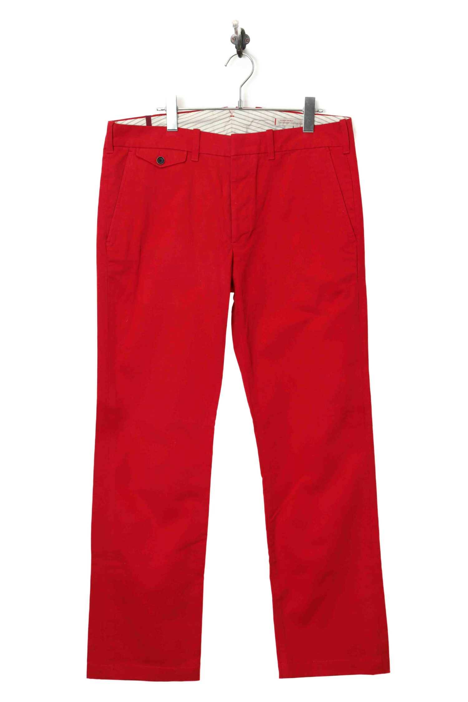 USED BANANA REPUBLIC COTTON COLOR PANTS/W88