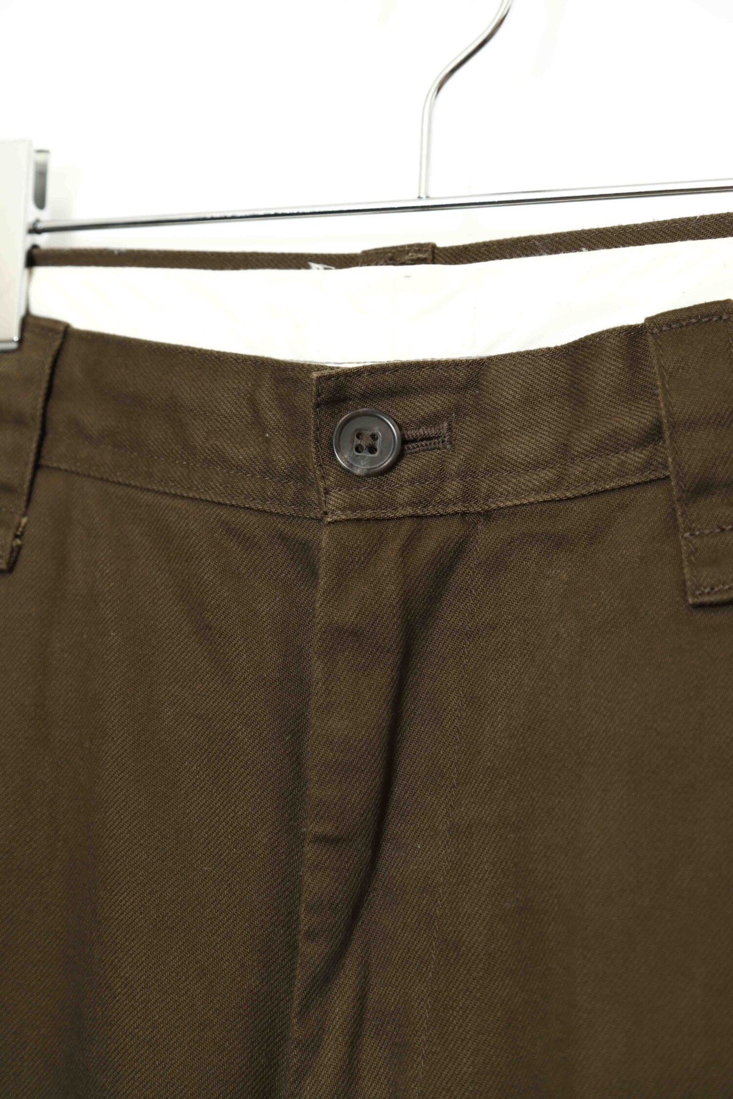 Alternative view of VINTAGE WIDE COTTON TROUSERS/W82