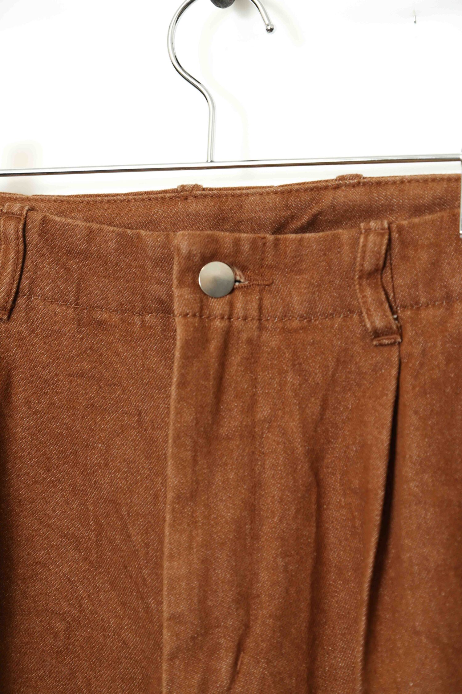 Alternative view of VINTAGE COTTON PLEATED DRESS PANTS/W80