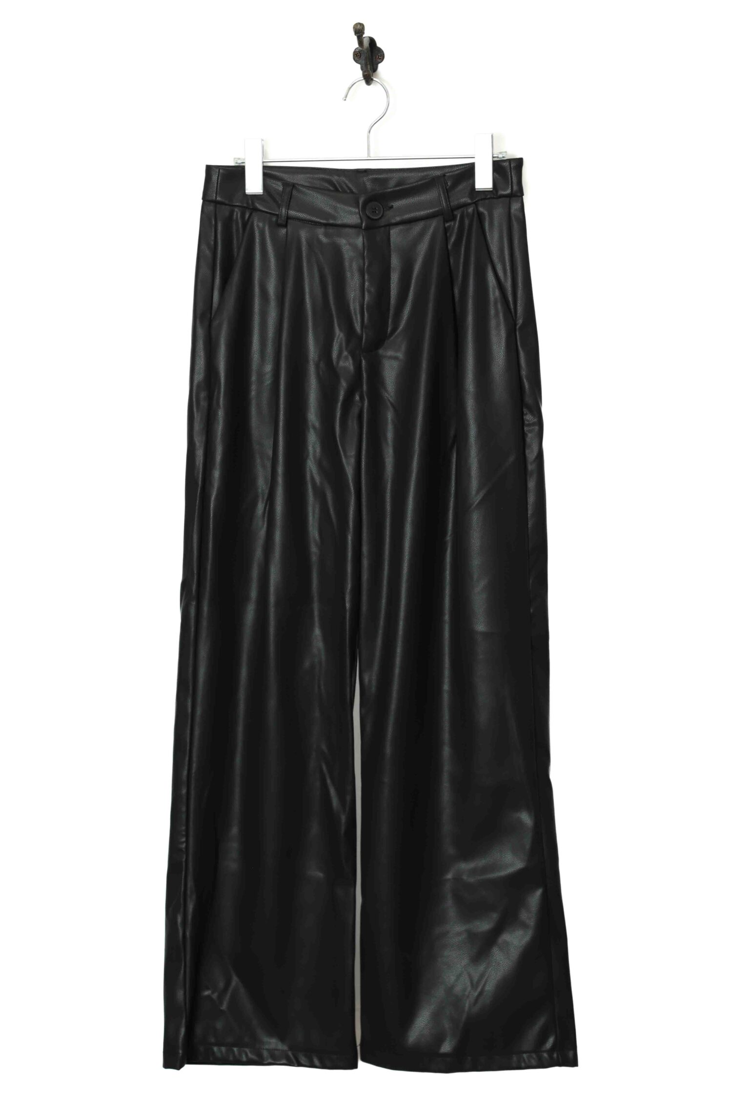 VINTAGEFAKE LEATHER FLARE PANTS/W70 | 古着屋FERANTRACING【公式