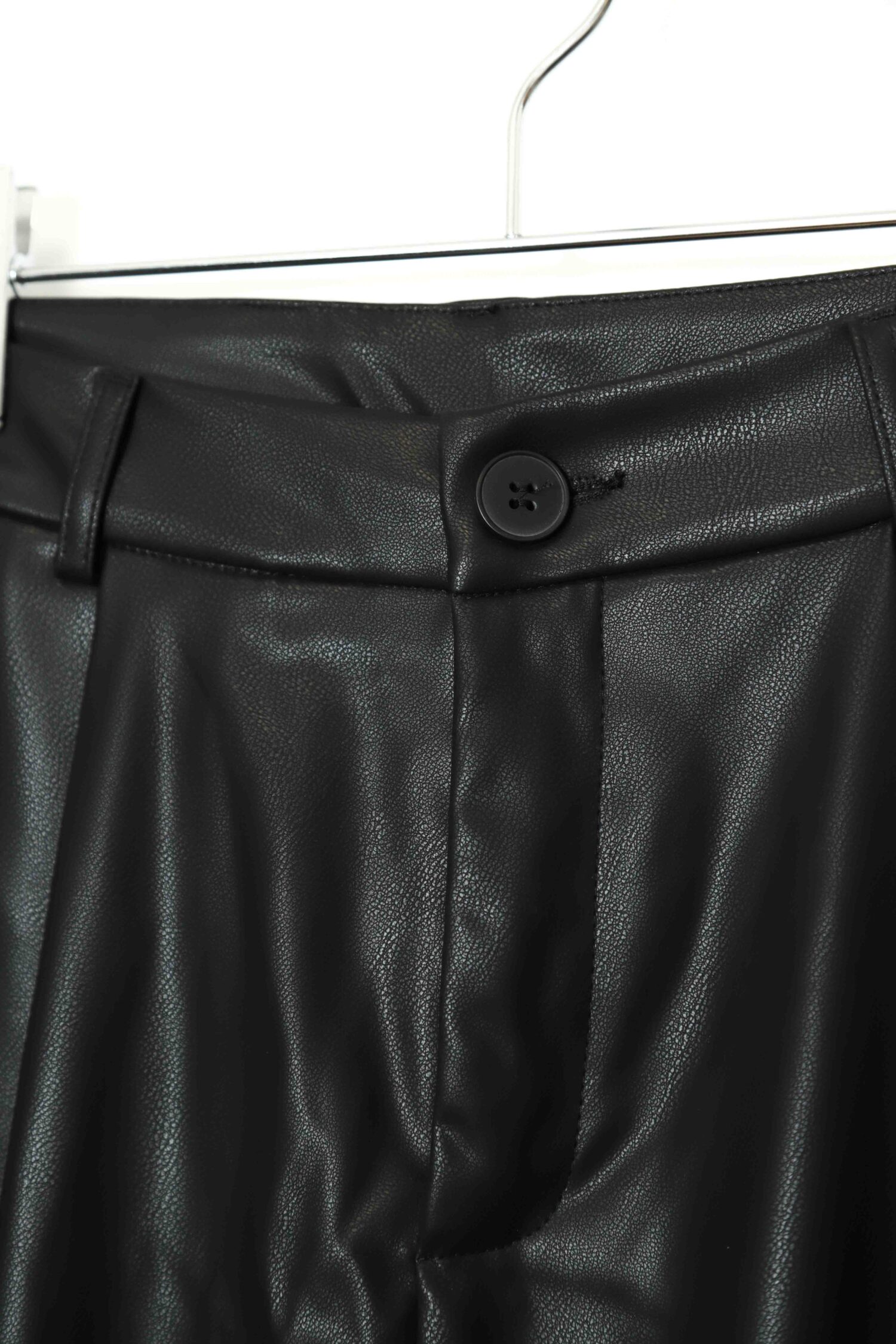 Alternative view of VINTAGEFAKE LEATHER FLARE PANTS/W70