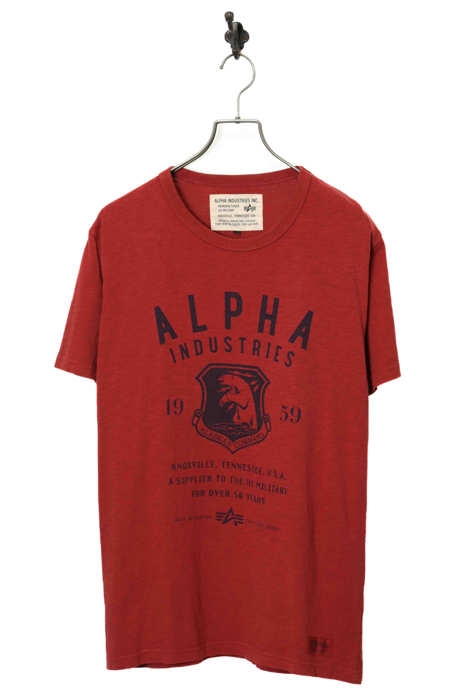 USED ALPHA INDUSTRIES PRINTED T-SHIRT/L