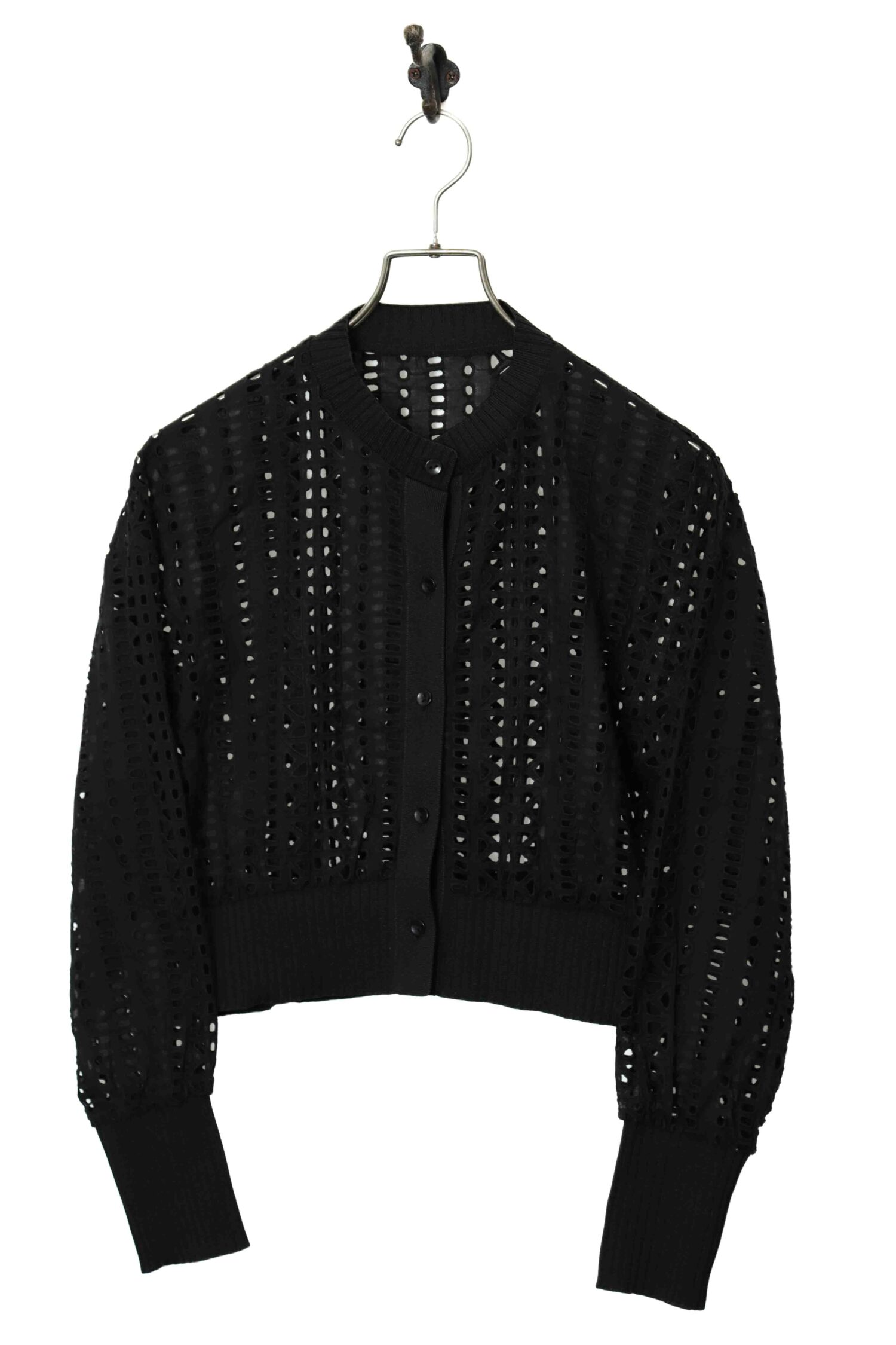 VINTAGE COTTON LACE SHORT JACKET/M