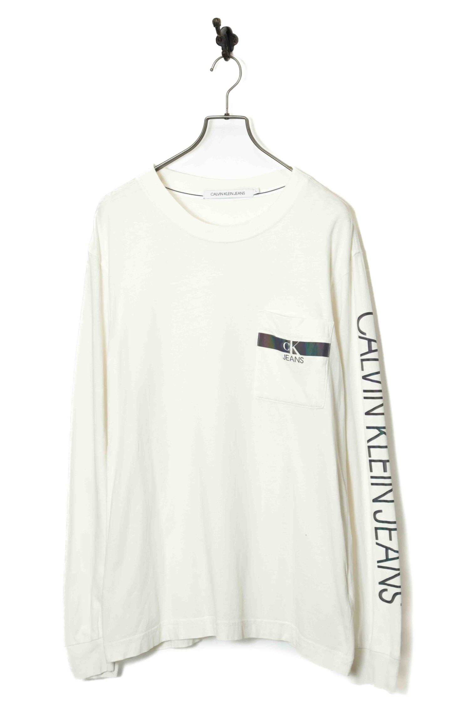 USED CALVIN KLEIN LONGSLEEVE T-SHIRT/L