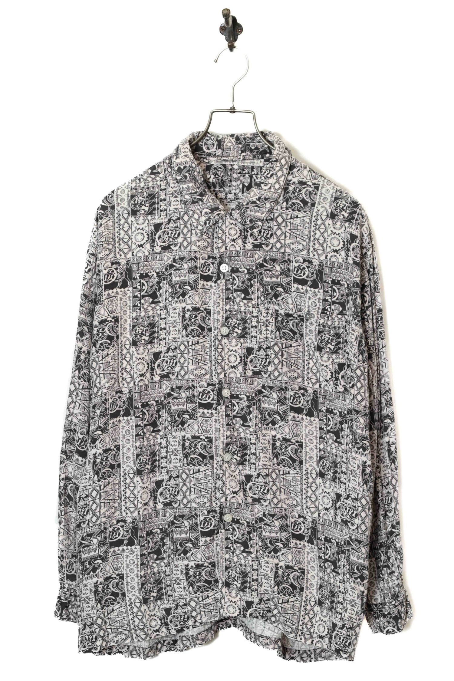 VINTAGE PRINTED SHIRT/L