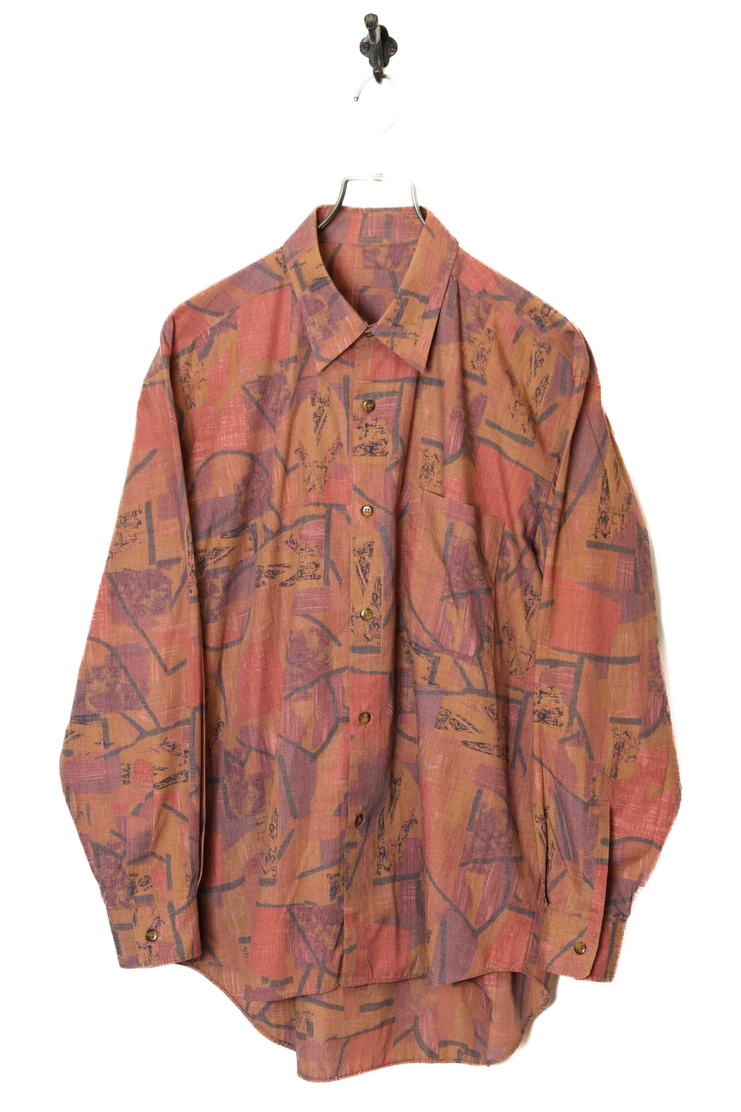 VINTAGE PRINTED SHIRT/L