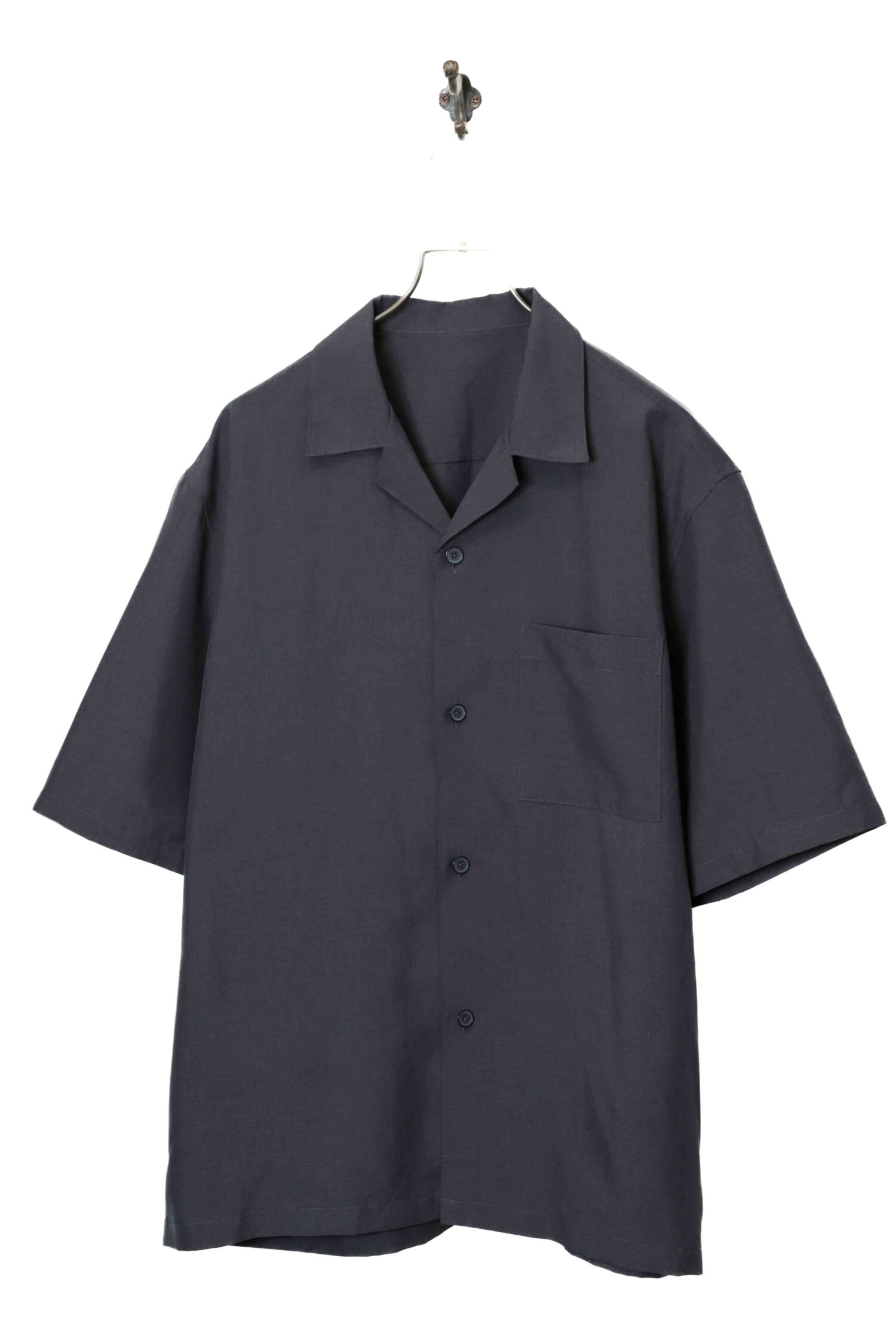 VINTAGE OPEN COLLAR SHIRT/XL