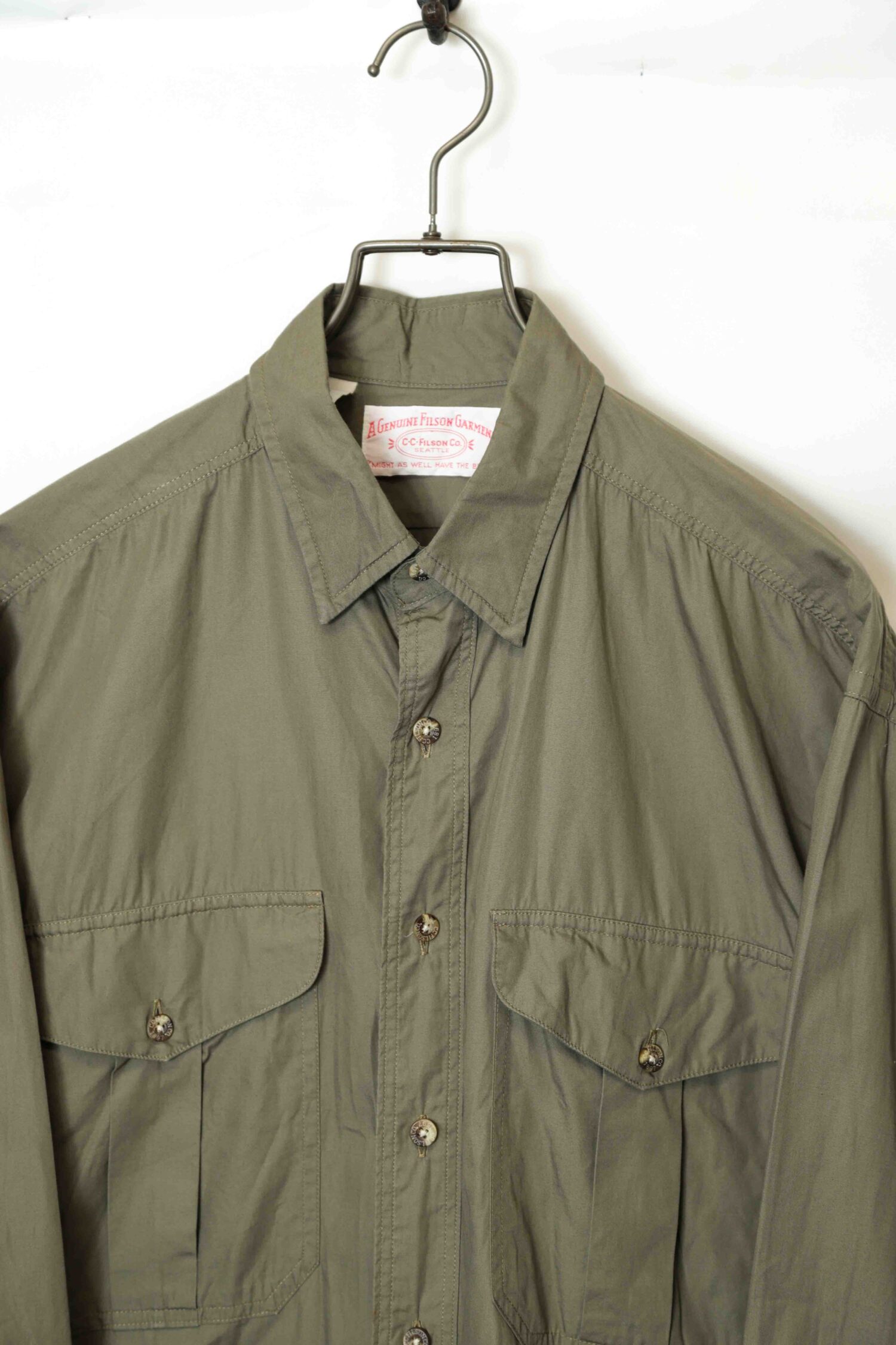 Alternative view of USED FILSON LONG SLEEVE SHIRT/MADE IN USA/L