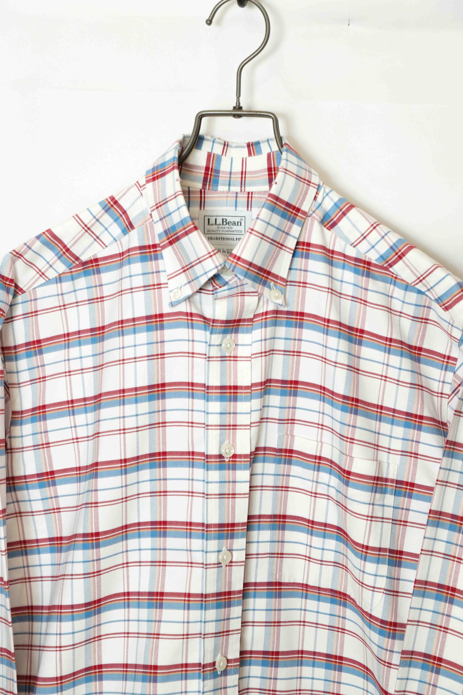 Alternative view of USED L.L.BEAN CHECK PATTERN SHIRT/L
