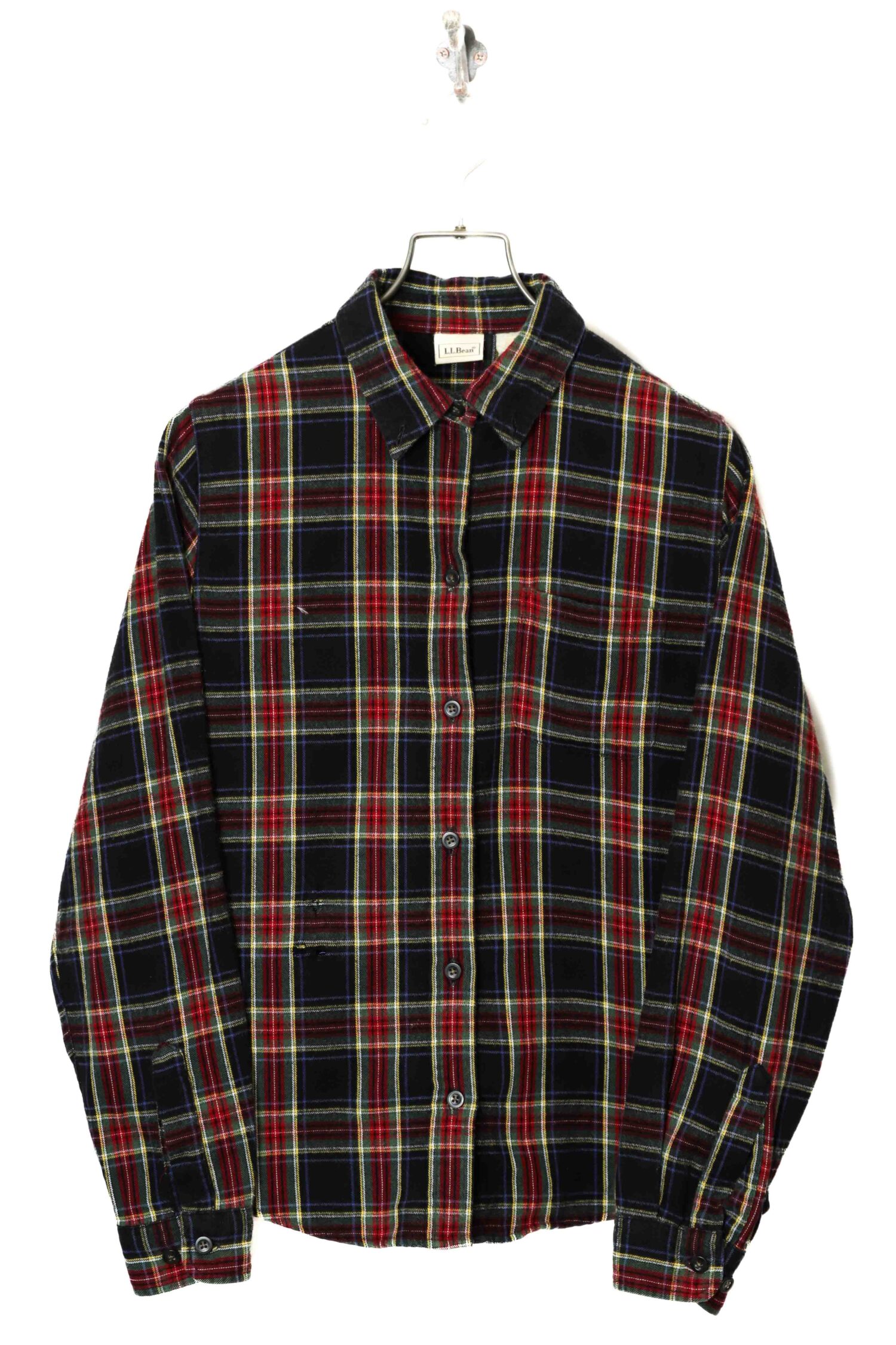 USED L.L.BEAN CHECK PATTERN SHIRT/M