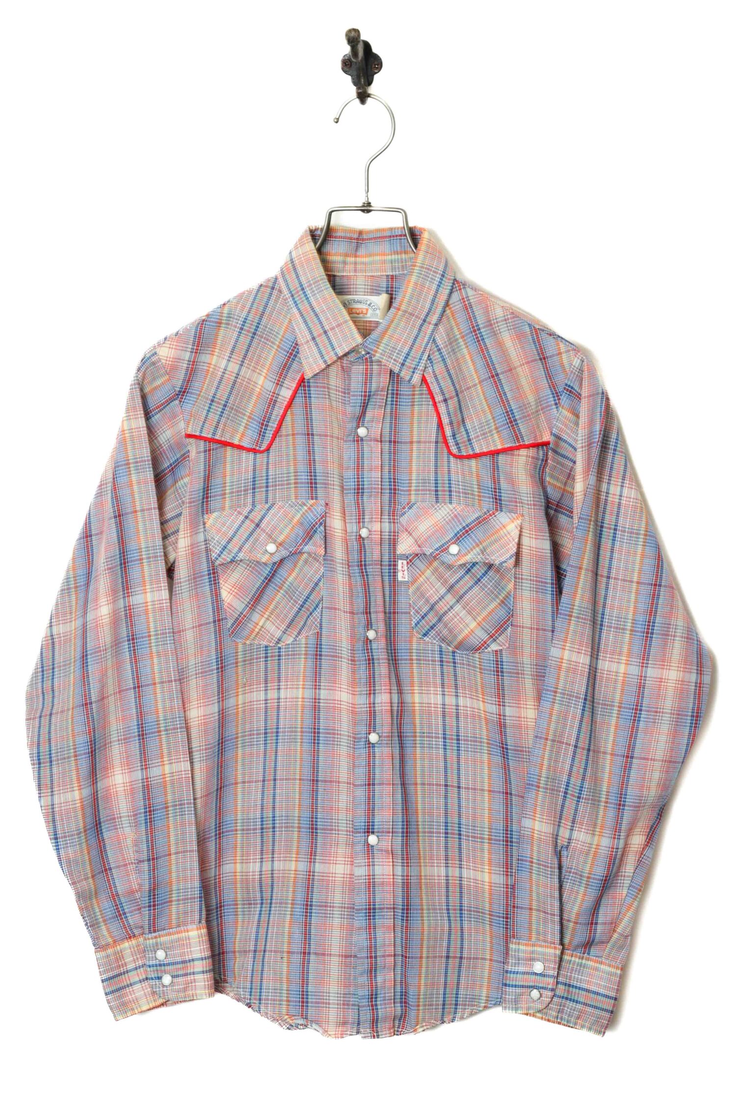 USED LEVI’S WESTERN SHIRT/MADE IN USA/S