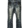 VINTAGE BLEACHED DENIM PANTS/W86