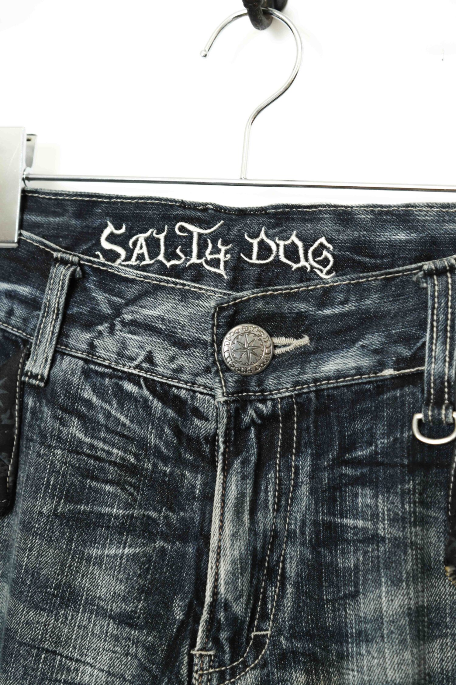 Alternative view of VINTAGE BLEACHED DENIM PANTS/W86