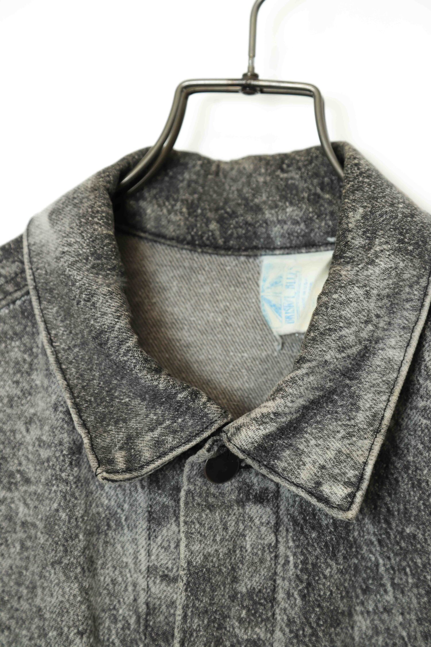 Alternative view of VINTAGE BLACK DENM JACKET/MADE IN USA/XL