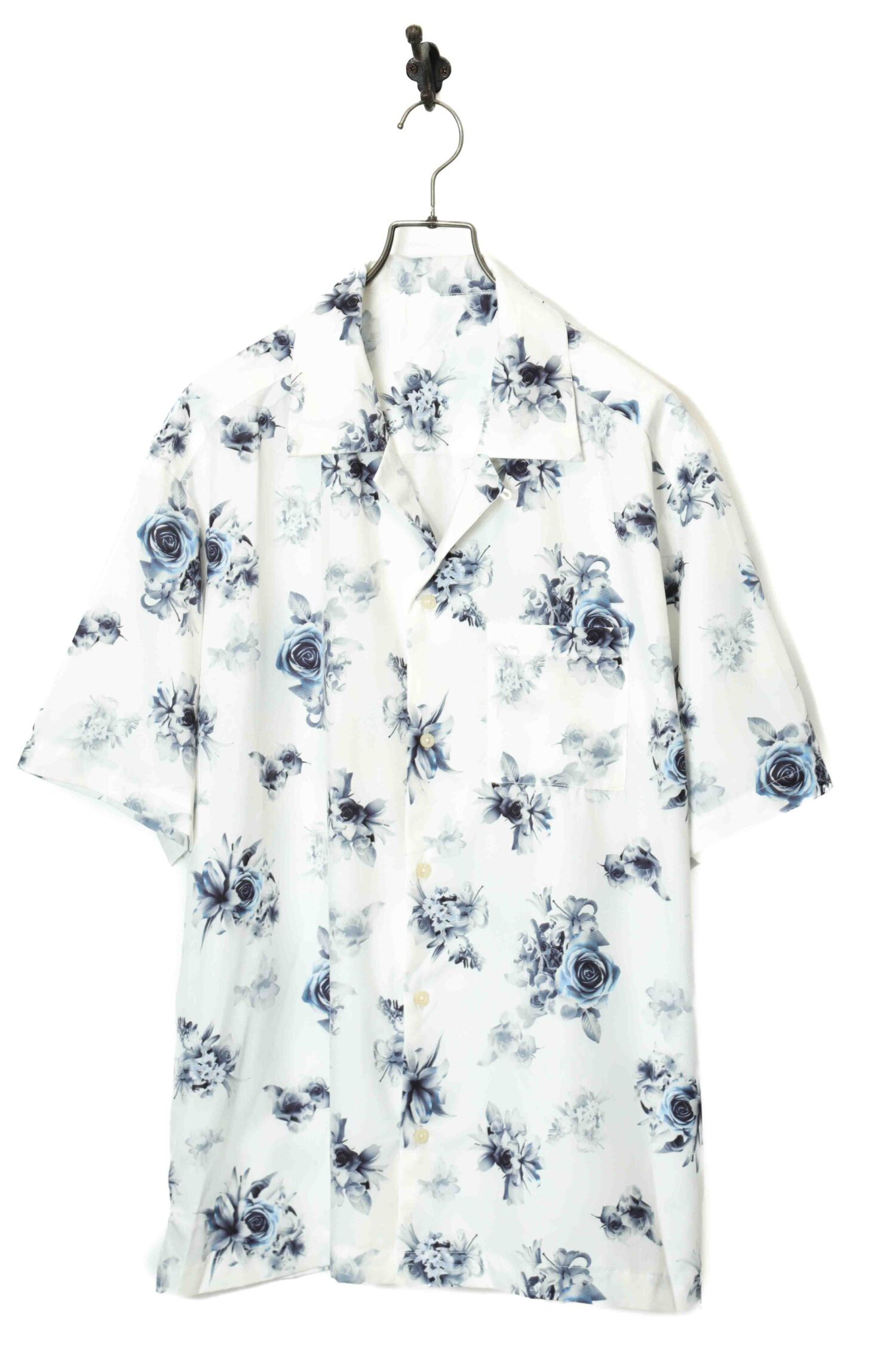 VINTAGE PRINTED SHORT SLEEVE SHIRT/XL