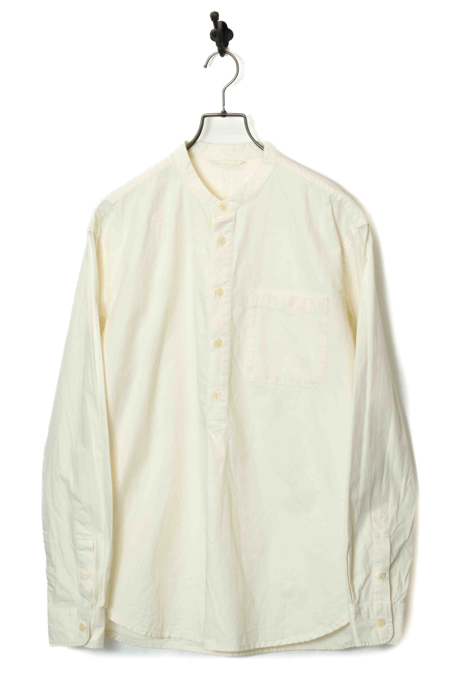 VINTAGE STAND COLLAR SHIRT/L