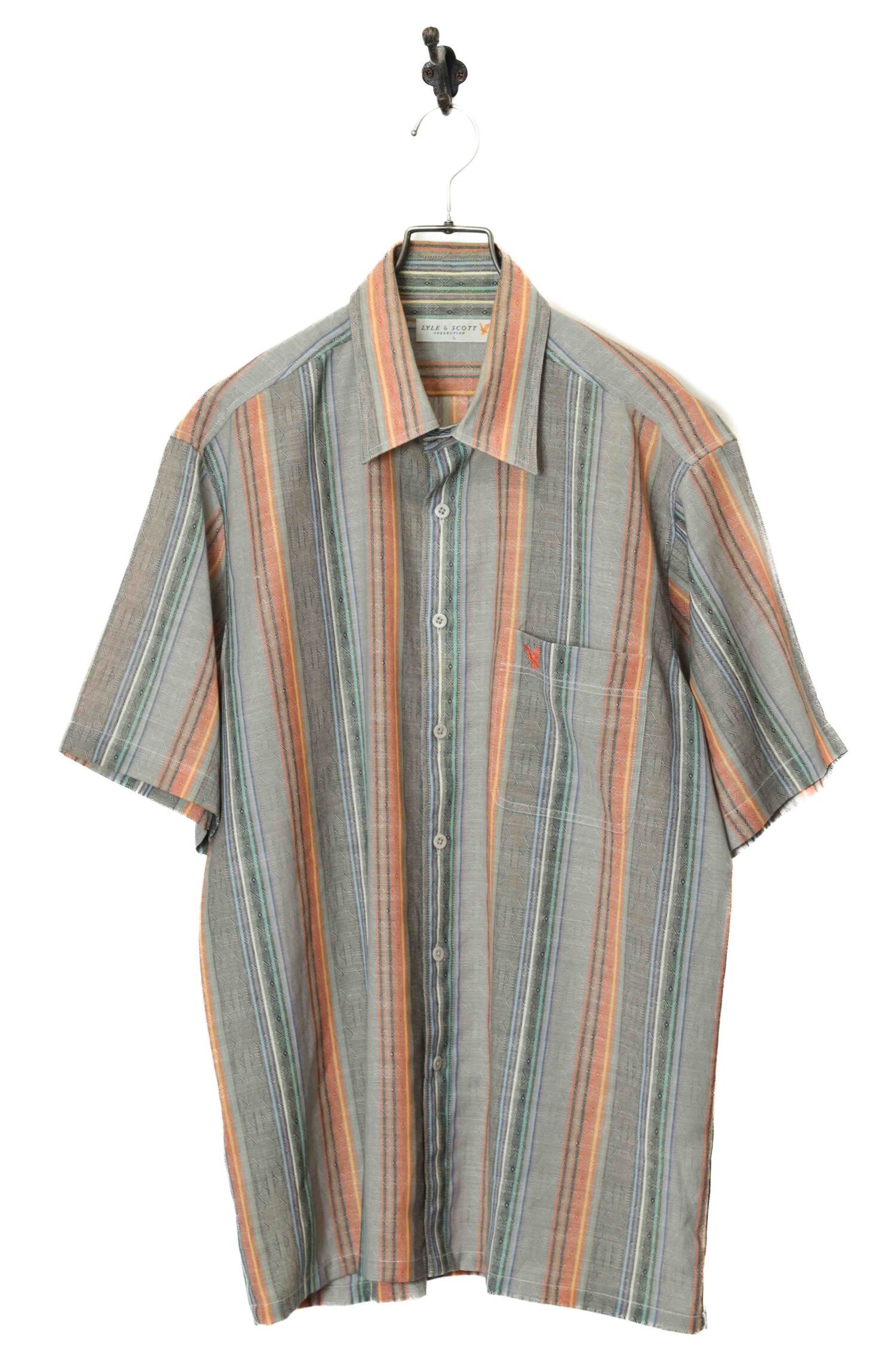 USED STRIPED SHIRT/L