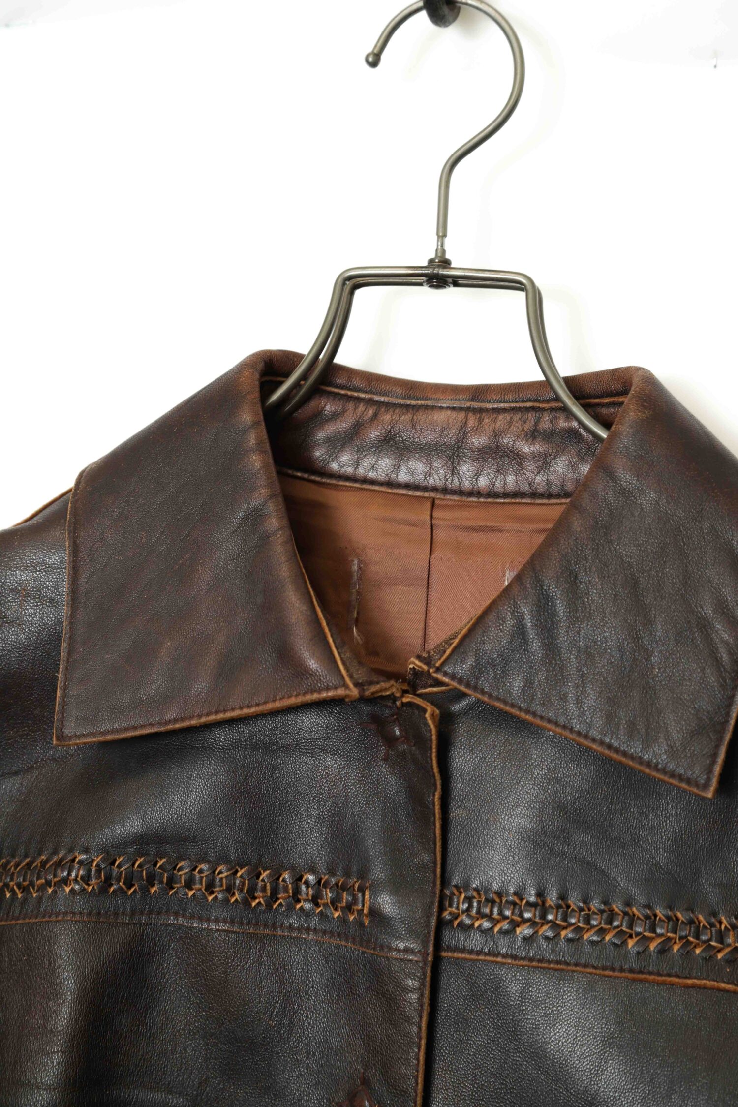 VINTAGE FAKE LEATHER JACKET/M | 古着屋FERANTRACING【公式】|東京