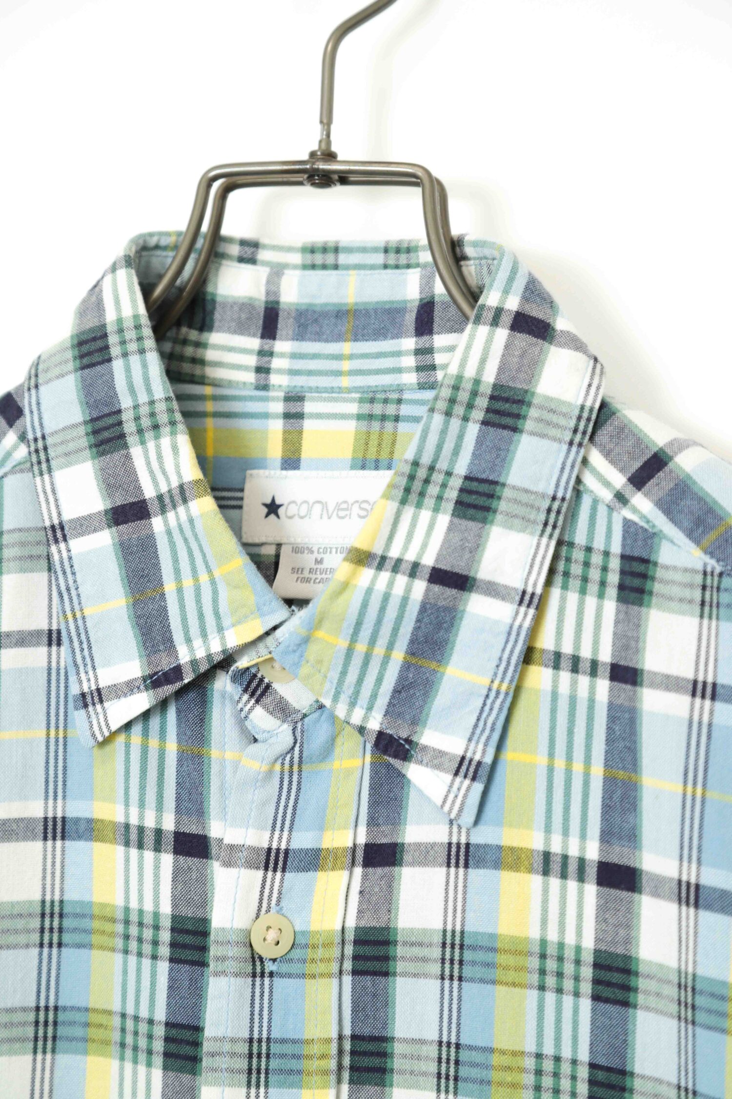 Alternative view of USED CHECK SHIRT/CONVERSE/M