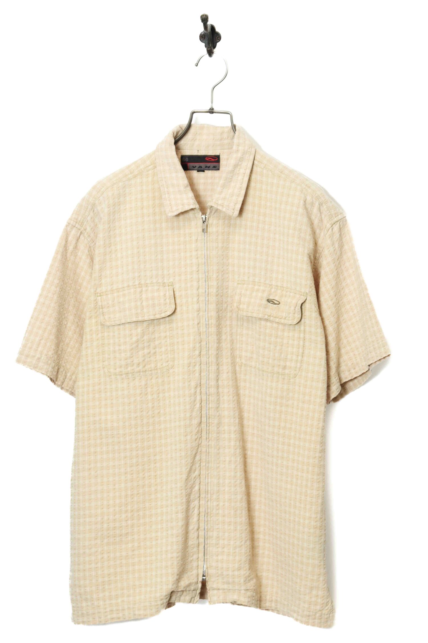 USED VANS ZIP-UP SHIRT.M
