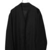 VINTAGE NO COLLAR TAILORED JACKET/L