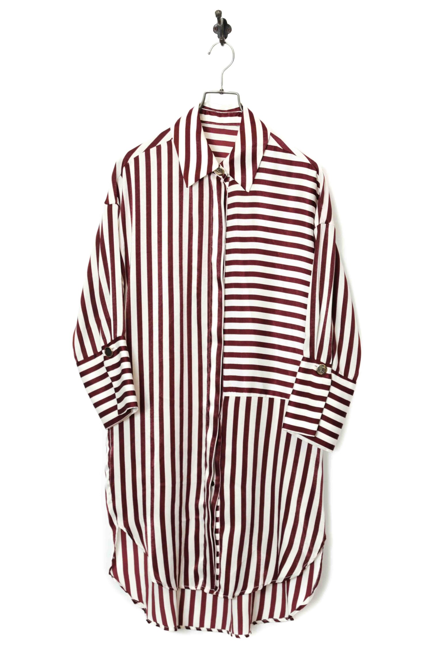 VINTAGE PRINTED LONG SHIRT/L