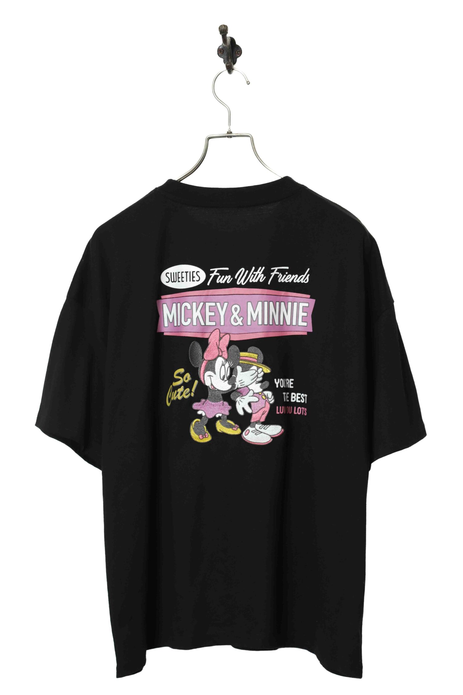 USED DISNEY EMBROIDERY T-SHIRT/XL