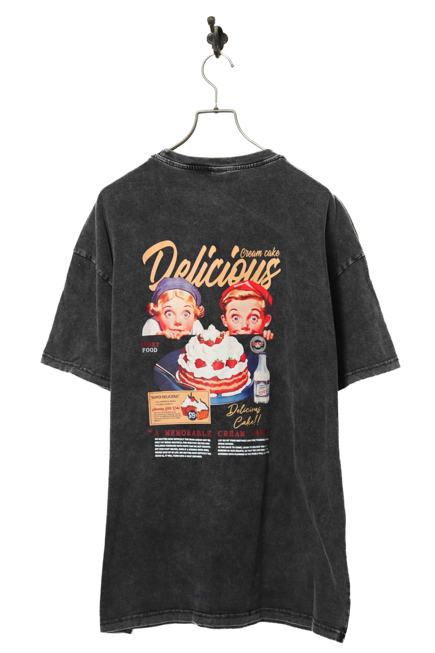 VINTAGE PRINTED T-SHIRT/XL