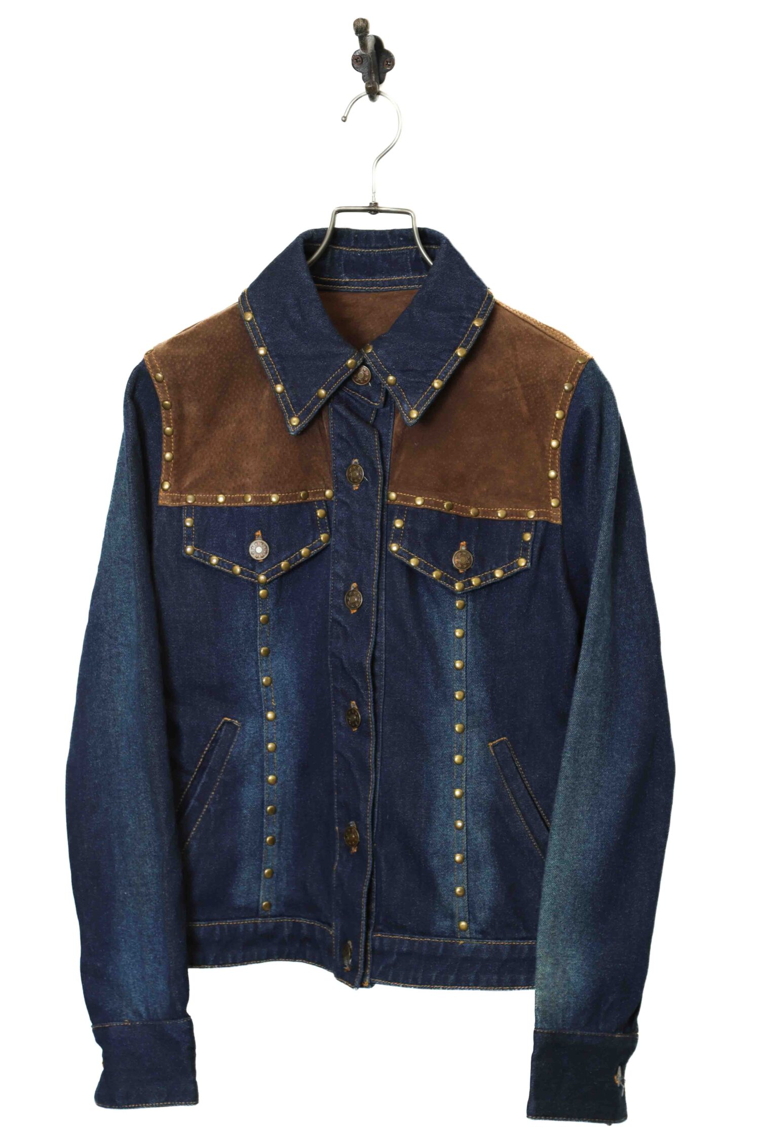 VINTAGE WESTERN DENIM JACKET/XS