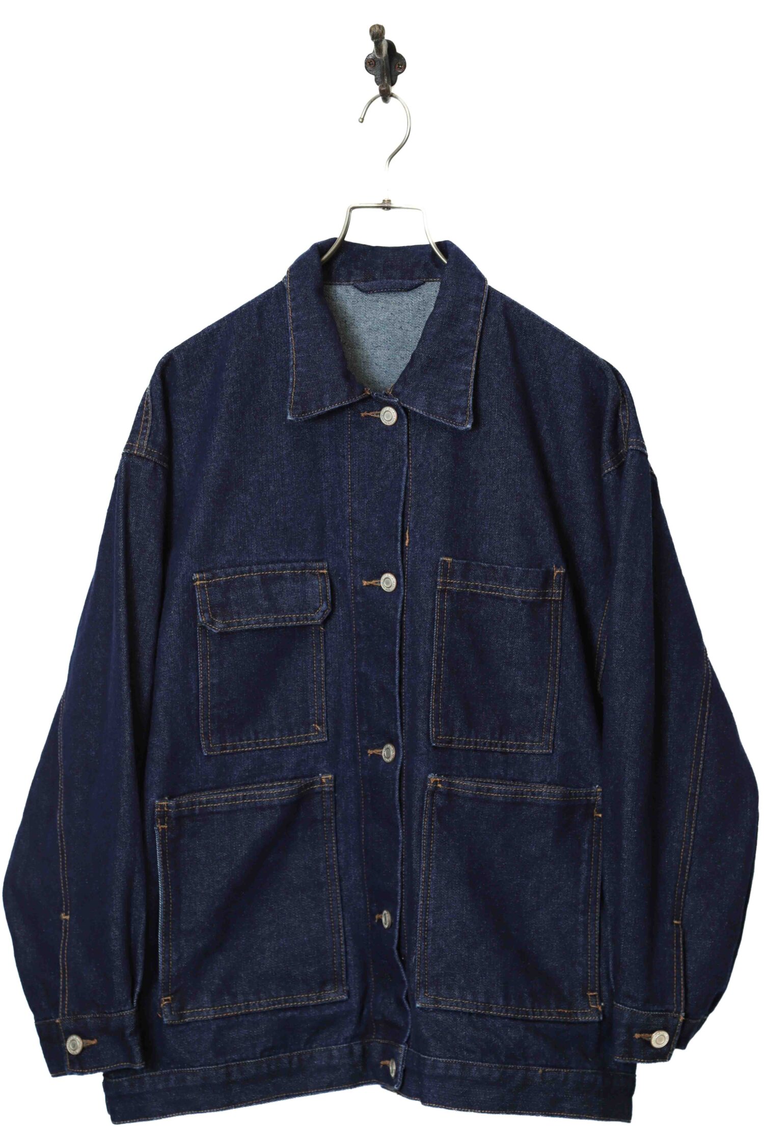 VINTAGE COVERALL DENIM JACKET/XL