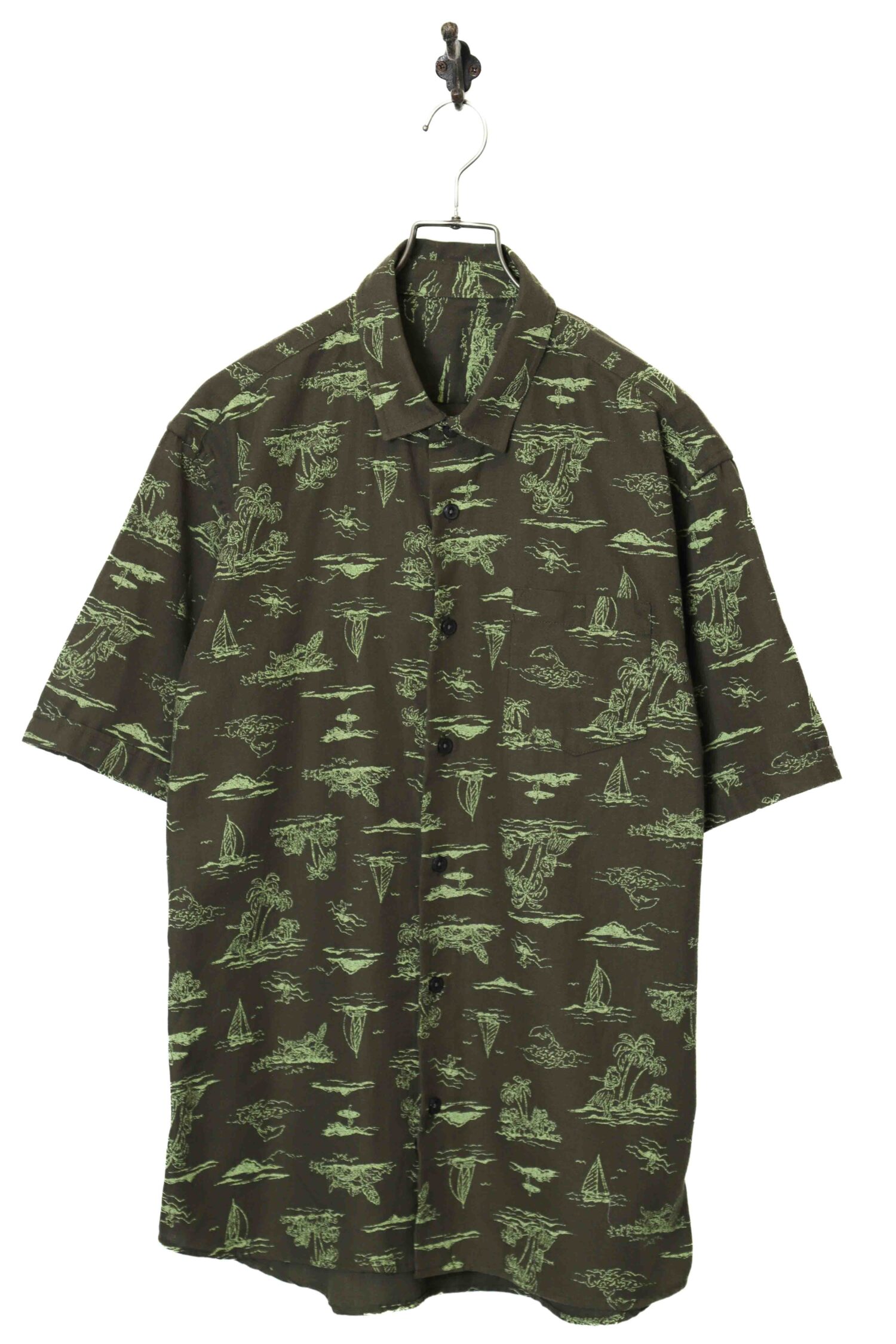 VINTAGE PRINTED SHIRT/L