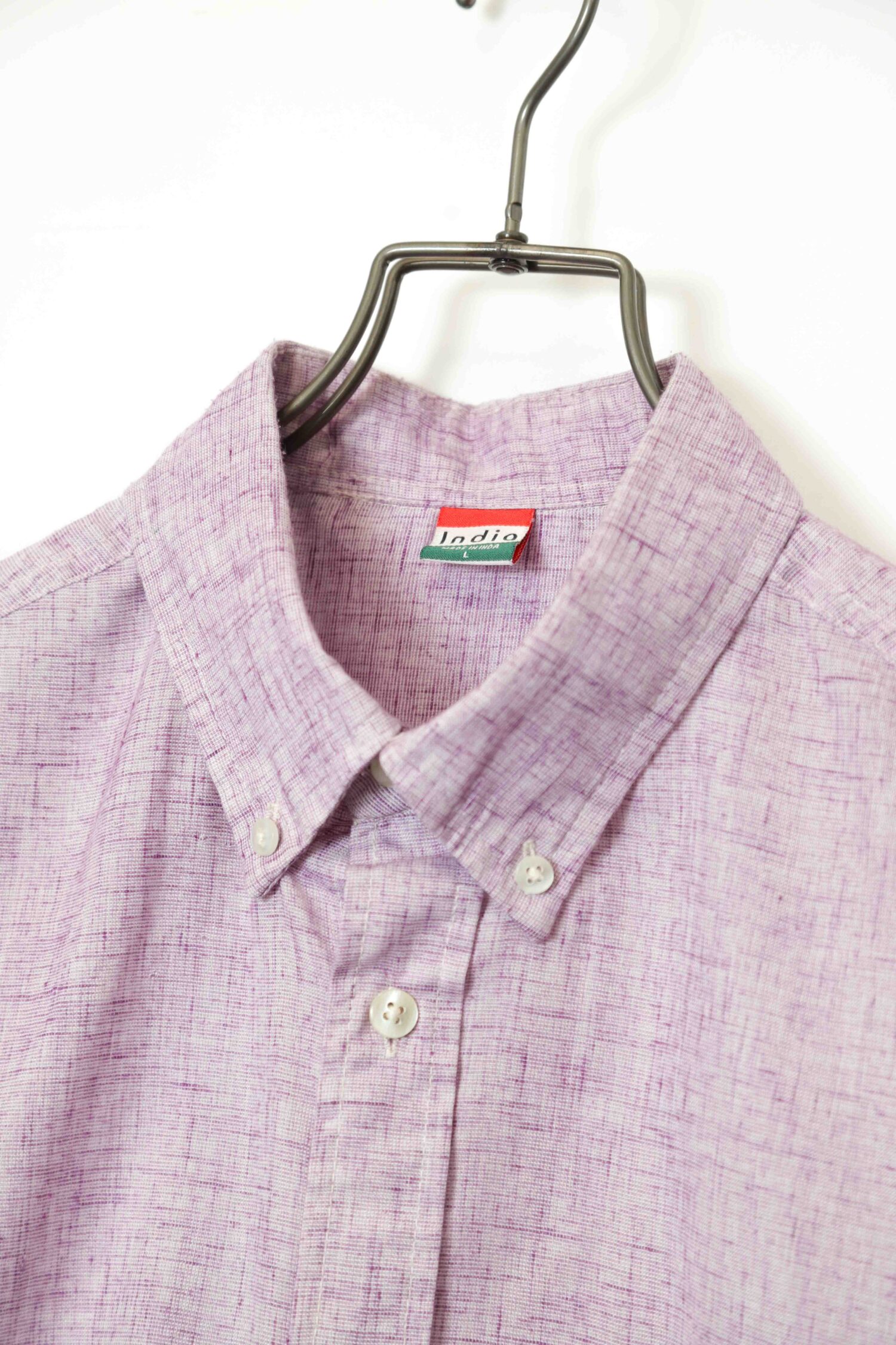 Alternative view of VINTAGE LINEN SHIRT/MADE IN INDIA/L