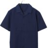 VINTAGE OPEN COLLAR SHIRT/L