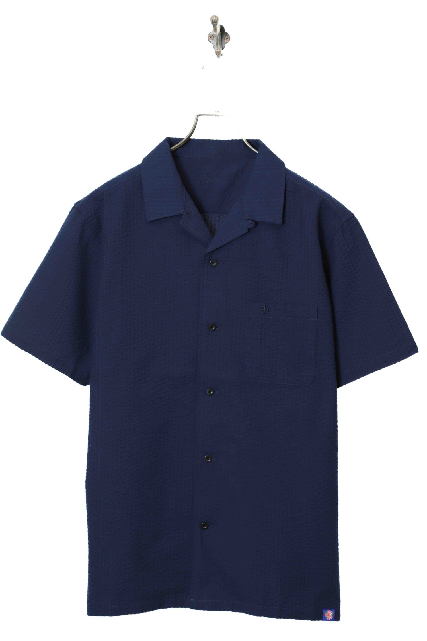 VINTAGE OPEN COLLAR SHIRT/L