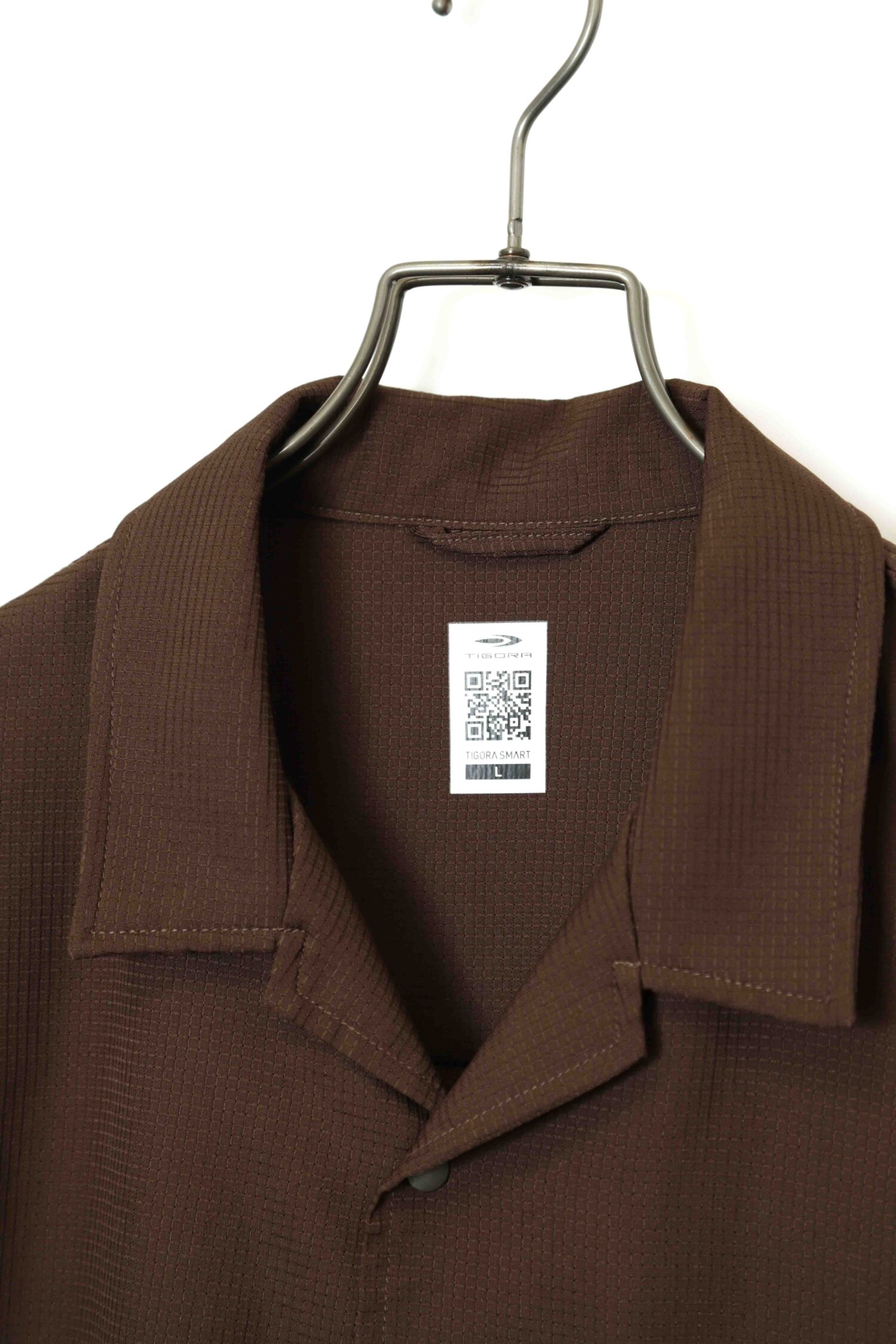 Alternative view of USED TIGORA OPEN COLLAR SHIRT/L