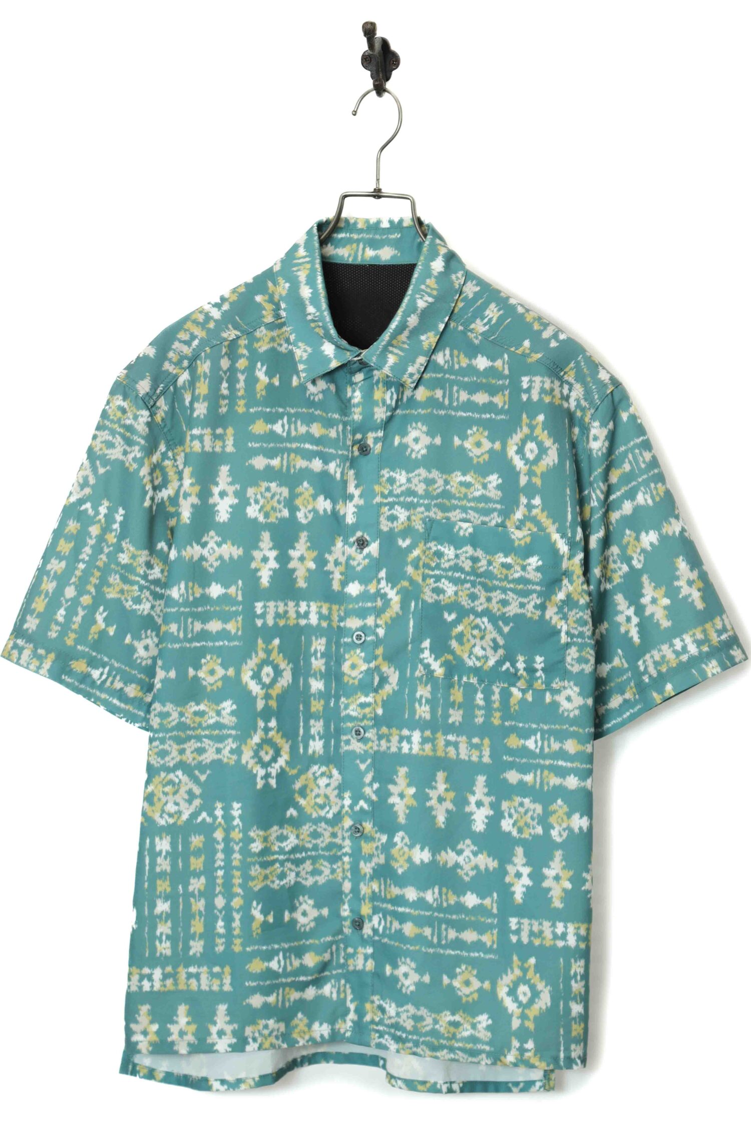 VINTAGE PRINTED SHORT SLEEVE SHIRT/L
