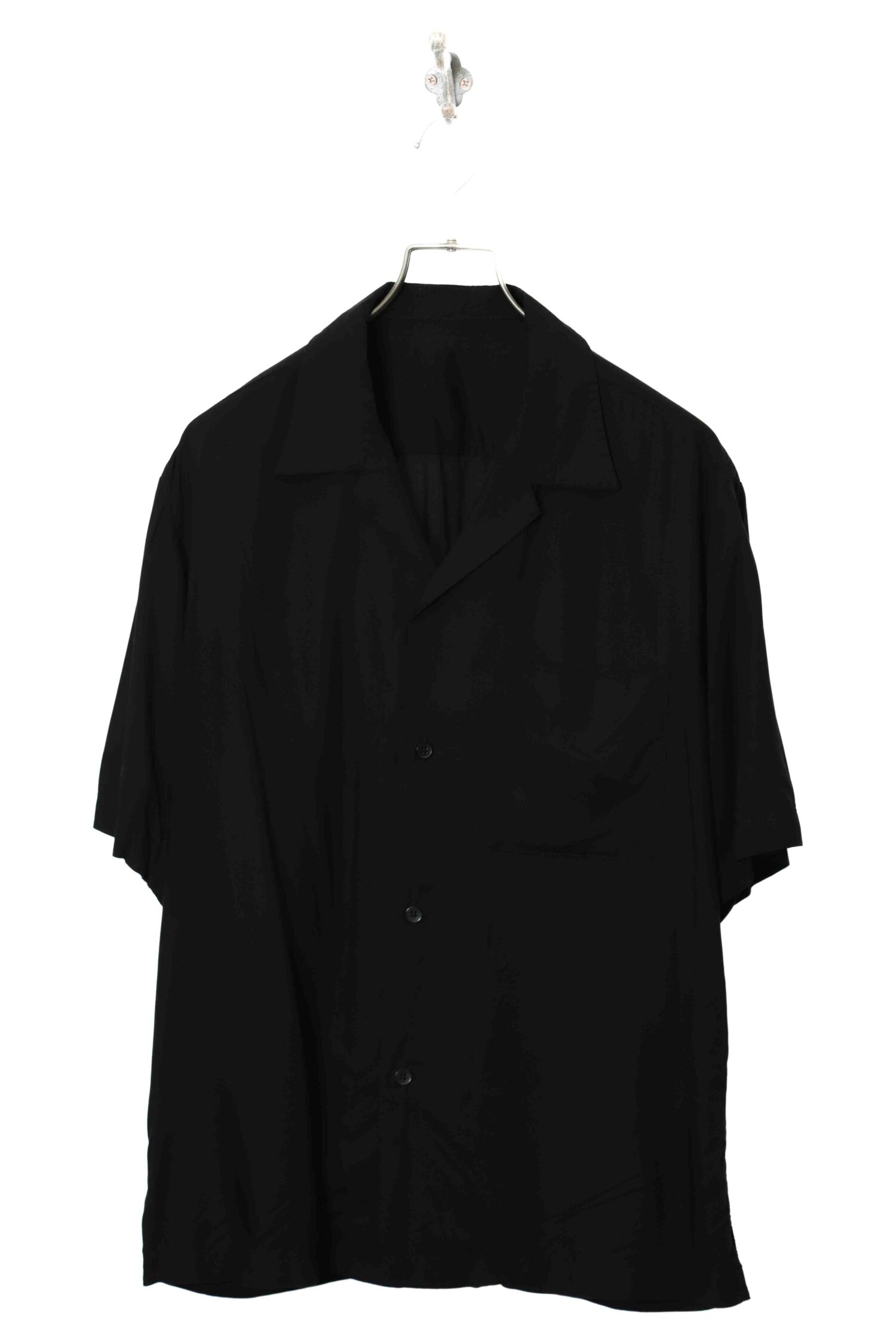 VINTAGE OPEN COLLAR SHIRT/L