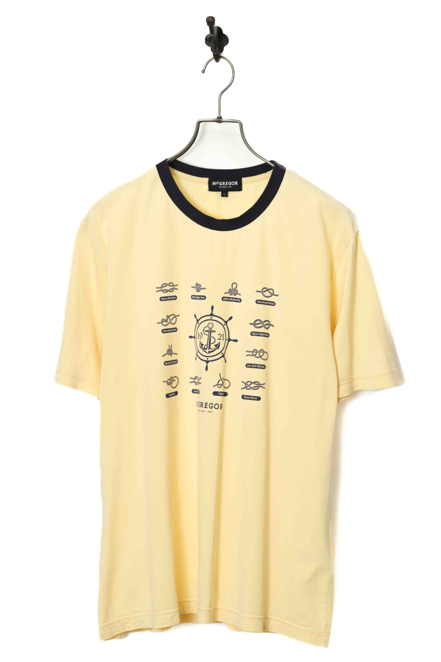 USED MCGREGOR PRINTED T-SHIRT/L